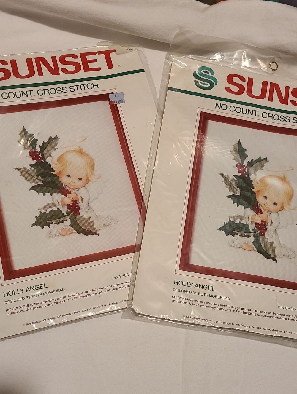 Sunset No Count Cross Stitch Holly Angel 18306, NWT, 8x10, Morehead Holiday